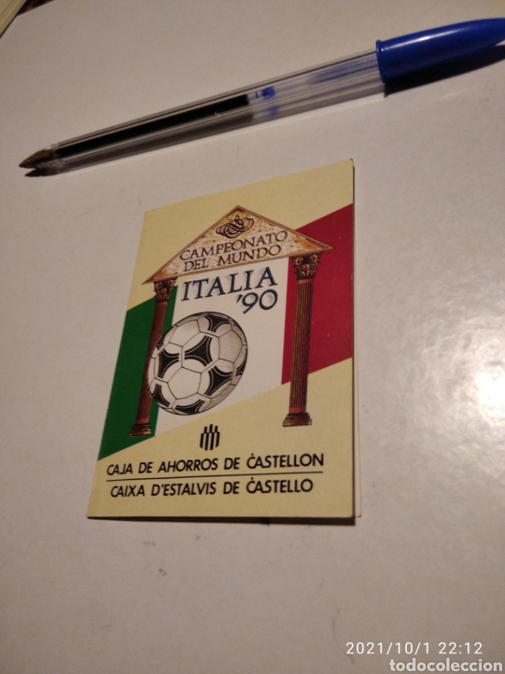 Coleccionismo deportivo: Campeonato del mundo f&uacute;tbol italia,90