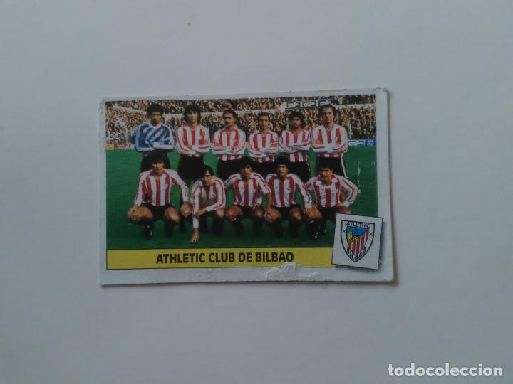 Collectionnisme sportif: EQUIPO ALINEACI&Oacute;N ATHLETIC CLUB BILBAO CROMO TARJETA LIGA FUTBOL EDICIONES ESTE 1986-1987 86-87