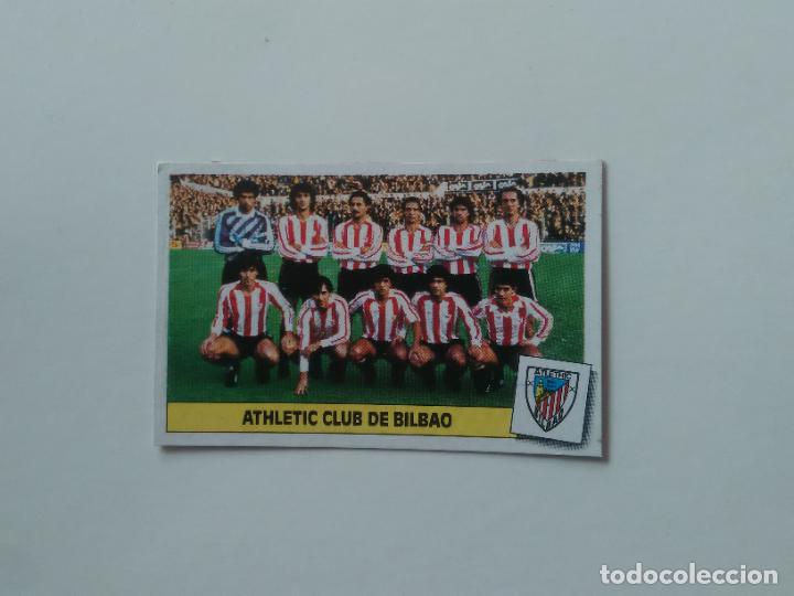 Collectionnisme sportif: EQUIPO ALINEACI&Oacute;N ATHLETIC CLUB BILBAO CROMO TARJETA LIGA FUTBOL EDICIONES ESTE 1986-1987 86-87