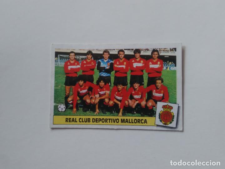 Collectionnisme sportif: EQUIPO ALINEACI&Oacute;N MALLORCA CROMO TARJETA LIGA FUTBOL EDICIONES ESTE 1986-1987 86-87