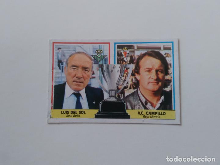 Collectionnisme sportif: LUIS DEL SOL BETIS CAMPILLO REAL MURCIA CROMO LIGA FUTBOL EDICIONES ESTE 1986-1987 86-87