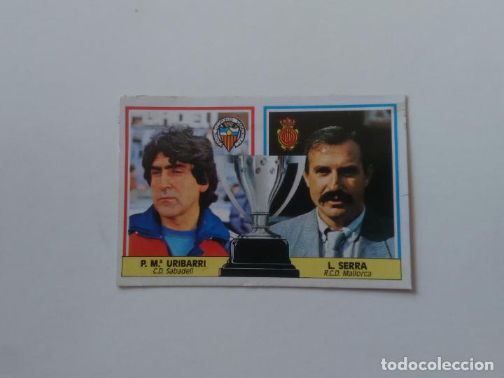 Collectionnisme sportif: P. MA URIBARRI SABADELL L. SERRA MALLORCA CROMO LIGA FUTBOL EDICIONES ESTE 1986-1987 86-87