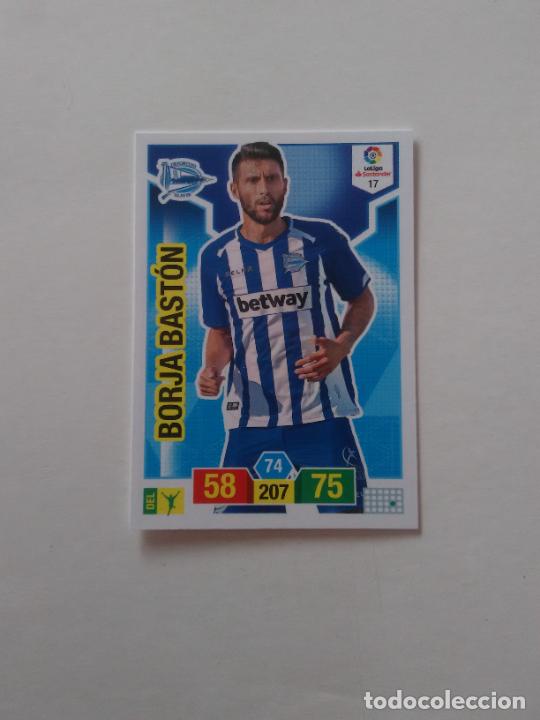 Collectionnisme sportif: 17 BORJA BAST&Oacute;N ALAVES CROMO TARJETA ADRENALYN PANINI LIGA FUTBOL 2018-2019 18-19
