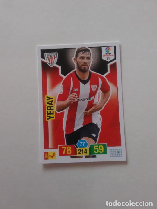 Collectionnisme sportif: 21 YERAY ATHLETIC CLUB BILBAO CROMO TARJETA ADRENALYN PANINI LIGA FUTBOL 2018-2019 18-19