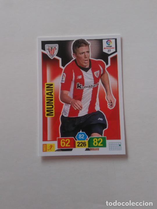 Collectionnisme sportif: 27 MUNIAIN ATHLETIC CLUB BILBAO CROMO TARJETA ADRENALYN PANINI LIGA FUTBOL 2018-2019 18-19
