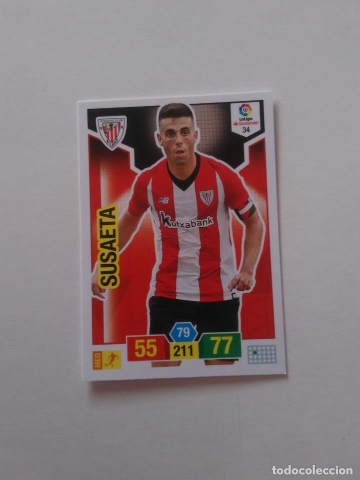 Collectionnisme sportif: 34 SUSAETA ATHLETIC CLUB BILBAO CROMO TARJETA ADRENALYN PANINI LIGA FUTBOL 2018-2019 18-19