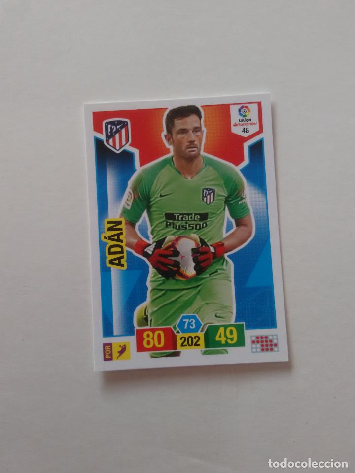 Collectionnisme sportif: 48 AD&Aacute;N ATL&Eacute;TICO DE MADRID CROMO TARJETA ADRENALYN PANINI LIGA FUTBOL 2018-2019 18-19