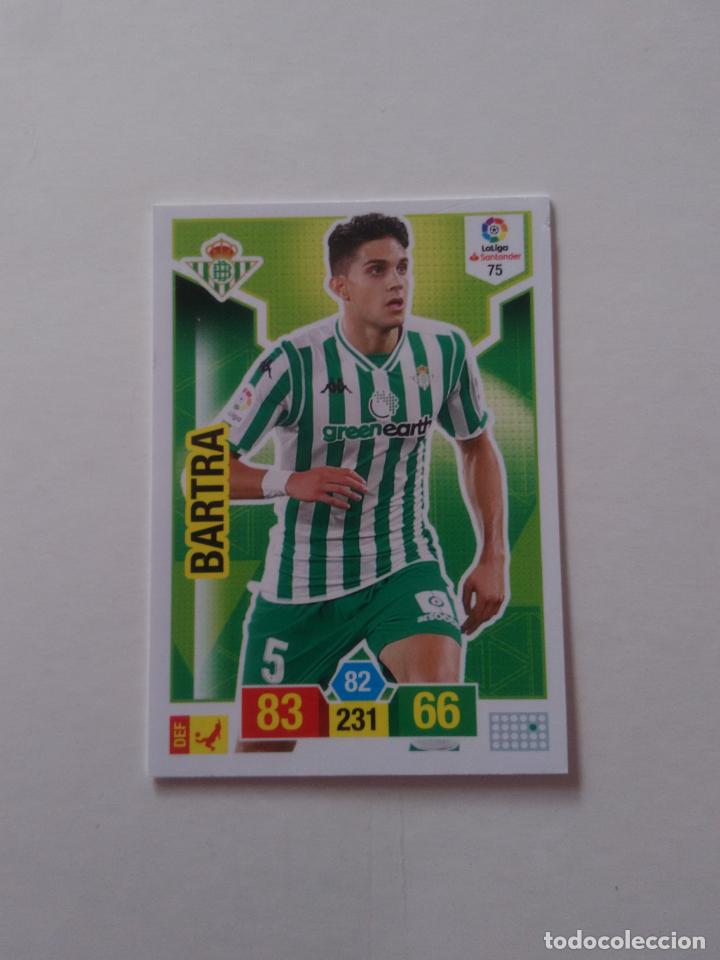 Collectionnisme sportif: 75 BARTRA BETIS CROMO TARJETA ADRENALYN PANINI LIGA FUTBOL 2018-2019 18-19