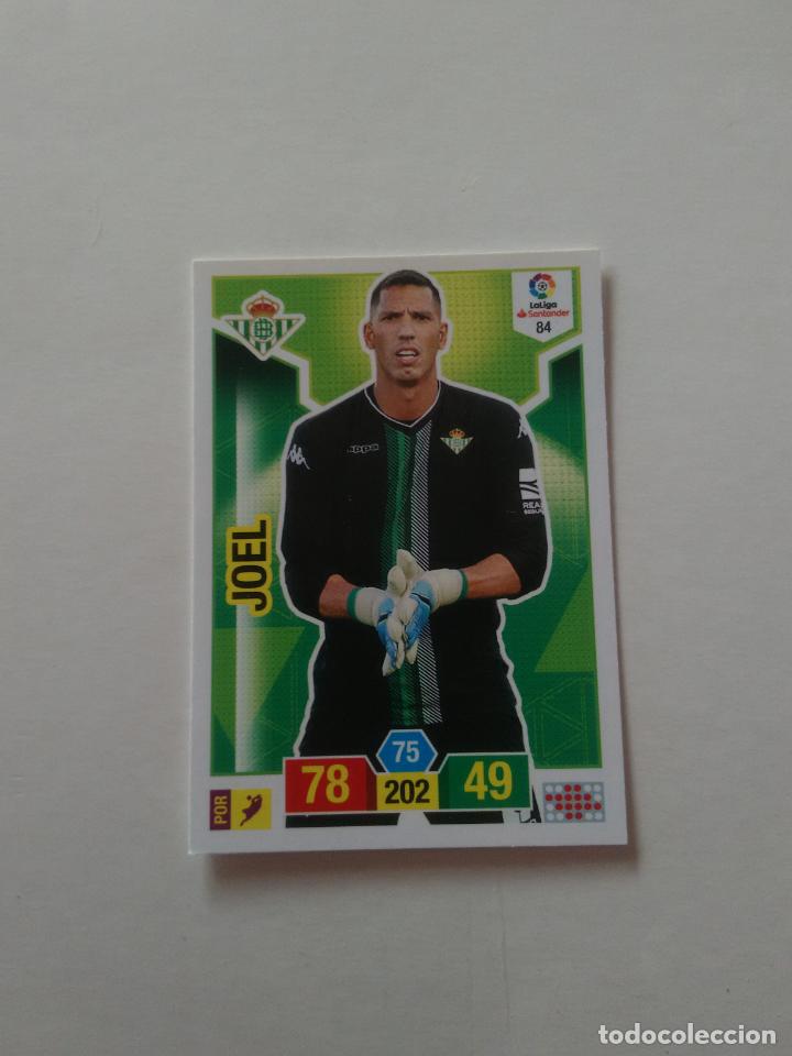 Collectionnisme sportif: 84 JOEL BETIS CROMO TARJETA ADRENALYN PANINI LIGA FUTBOL 2018-2019 18-19