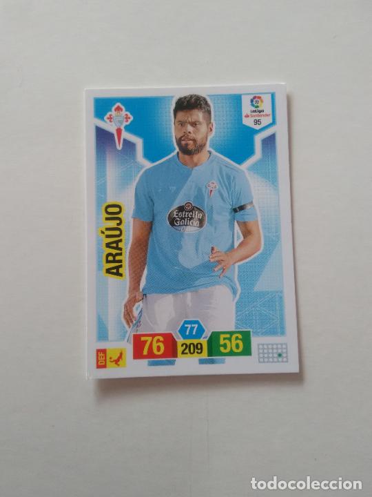 Collectionnisme sportif: 95 ARA&Uacute;JO CELTA DE VIGO CROMO TARJETA ADRENALYN PANINI LIGA FUTBOL 2018-2019 18-19