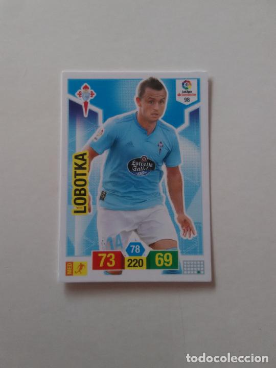 Collectionnisme sportif: 98 LOBOTKA CELTA DE VIGO CROMO TARJETA ADRENALYN PANINI LIGA FUTBOL 2018-2019 18-19