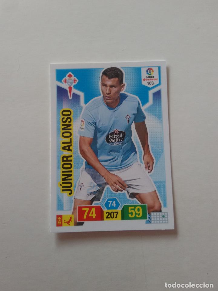 Collectionnisme sportif: 103 J&Uacute;NIOR ALONSO CELTA DE VIGO CROMO TARJETA ADRENALYN PANINI LIGA FUTBOL 2018-2019 18-19