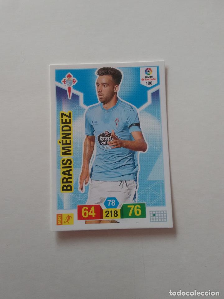 Collectionnisme sportif: 106 BRAIS M&Eacute;NDEZ CELTA DE VIGO CROMO TARJETA ADRENALYN PANINI LIGA FUTBOL 2018-2019 18-19