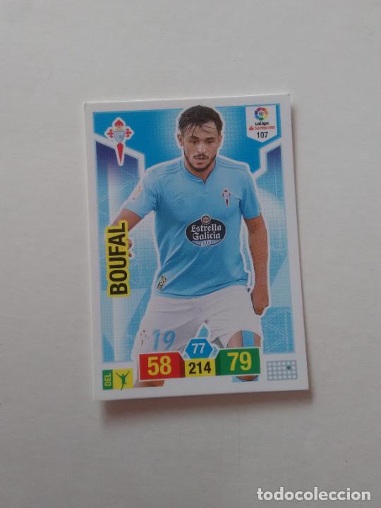 Collectionnisme sportif: 107 BOUFAL CELTA DE VIGO CROMO TARJETA ADRENALYN PANINI LIGA FUTBOL 2018-2019 18-19