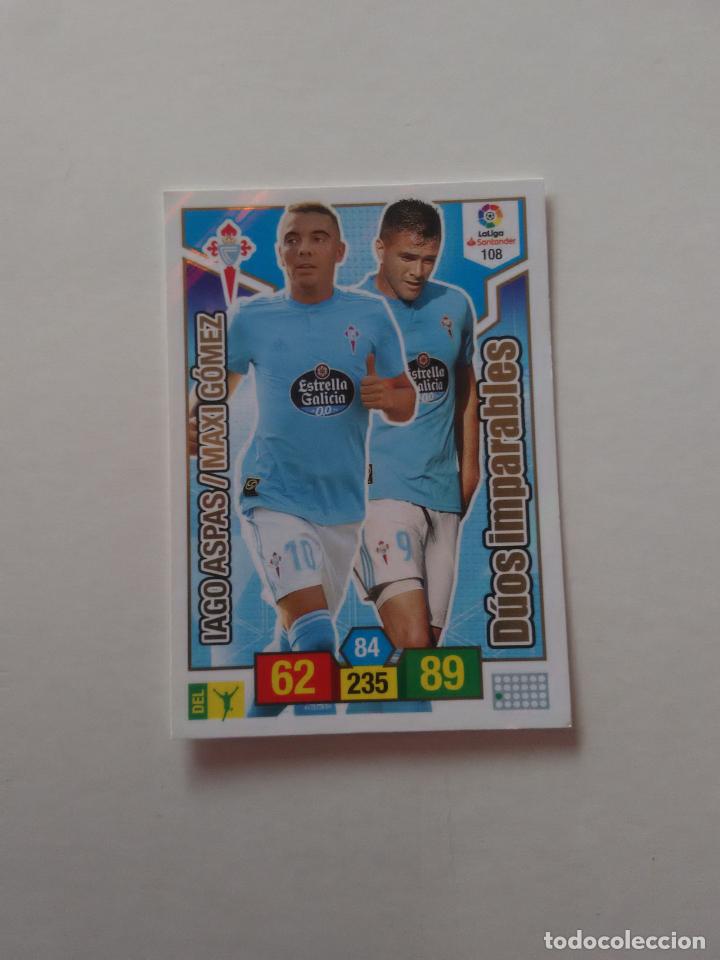 Collectionnisme sportif: 108 IAGO ASPAS MAXI G&Oacute;MEZ CELTA DE VIGO CROMO TARJETA ADRENALYN PANINI LIGA FUTBOL 2018-2019 18-19