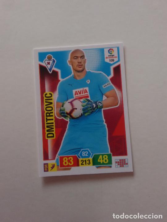Collectionnisme sportif: 109 DMITROVIC EIBAR CROMO TARJETA ADRENALYN PANINI LIGA FUTBOL 2018-2019 18-19
