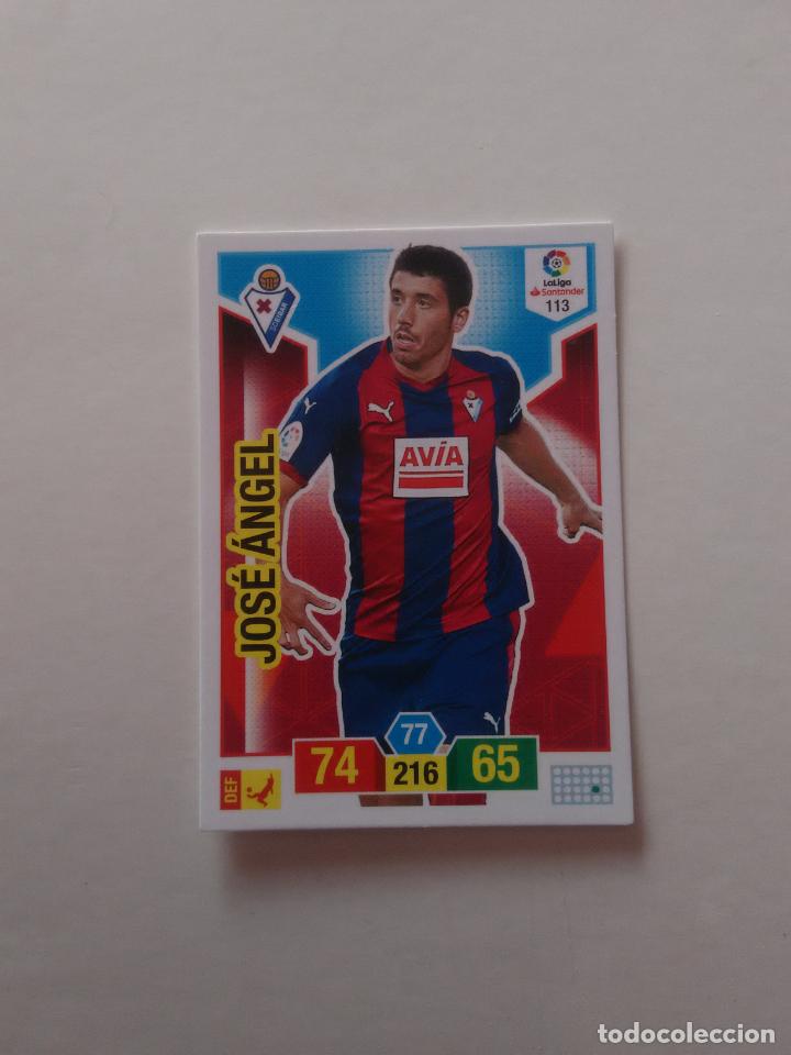 Collectionnisme sportif: 113 JOS&Eacute; &Aacute;NGEL EIBAR CROMO TARJETA ADRENALYN PANINI LIGA FUTBOL 2018-2019 18-19