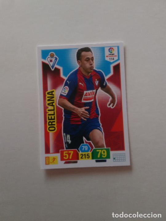 Collectionnisme sportif: 114 ORELLANA EIBAR CROMO TARJETA ADRENALYN PANINI LIGA FUTBOL 2018-2019 18-19