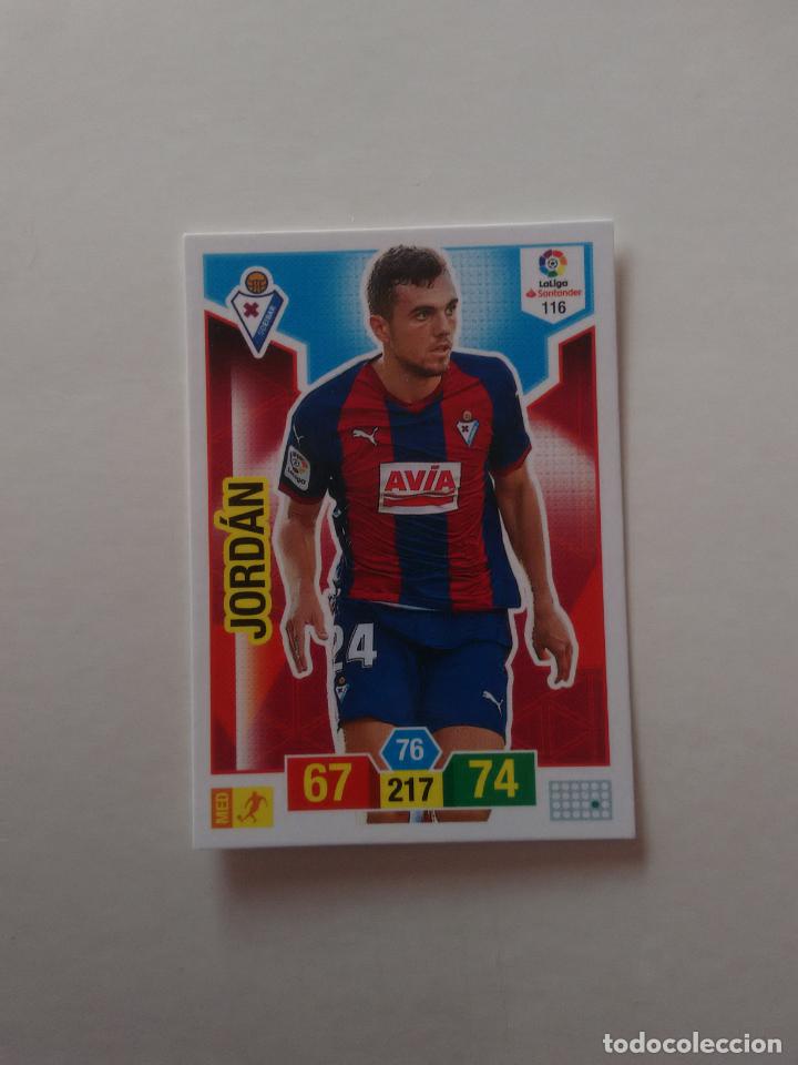 Collectionnisme sportif: 116 JORD&Aacute;N EIBAR CROMO TARJETA ADRENALYN PANINI LIGA FUTBOL 2018-2019 18-19