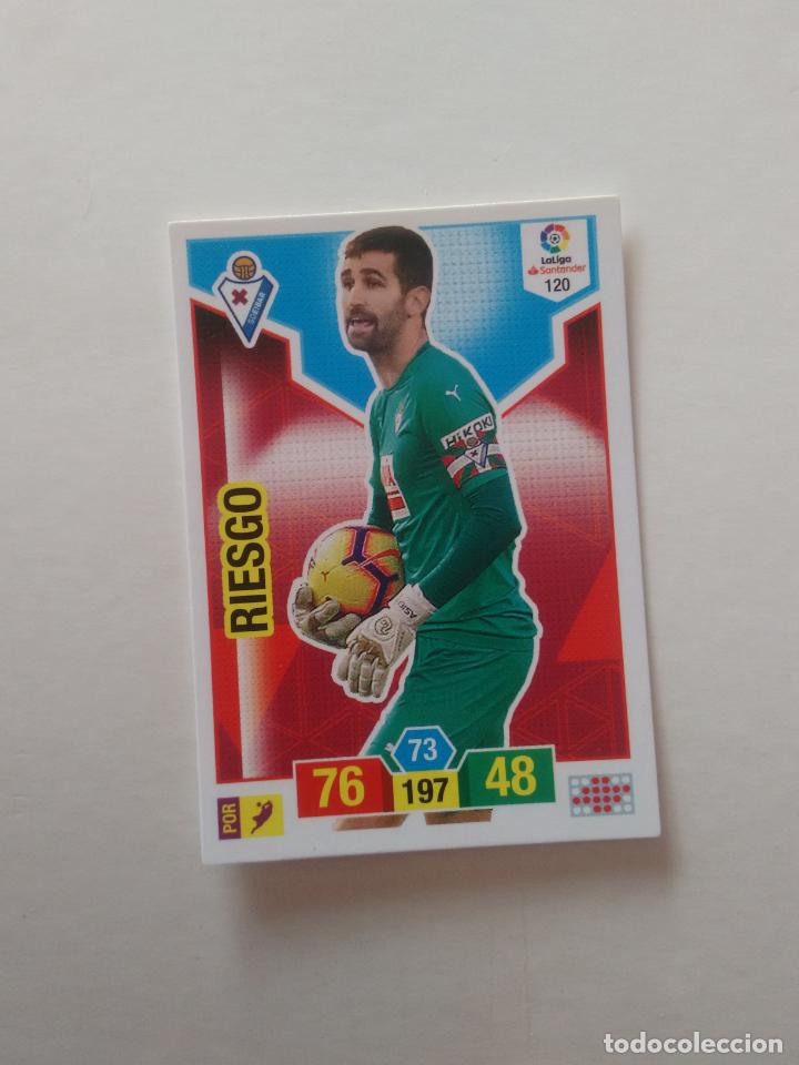 Collectionnisme sportif: 120 RIESGO EIBAR CROMO TARJETA ADRENALYN PANINI LIGA FUTBOL 2018-2019 18-19