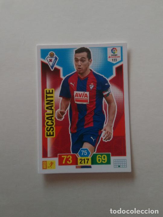 Collectionnisme sportif: 123 ESCALANTE EIBAR CROMO TARJETA ADRENALYN PANINI LIGA FUTBOL 2018-2019 18-19