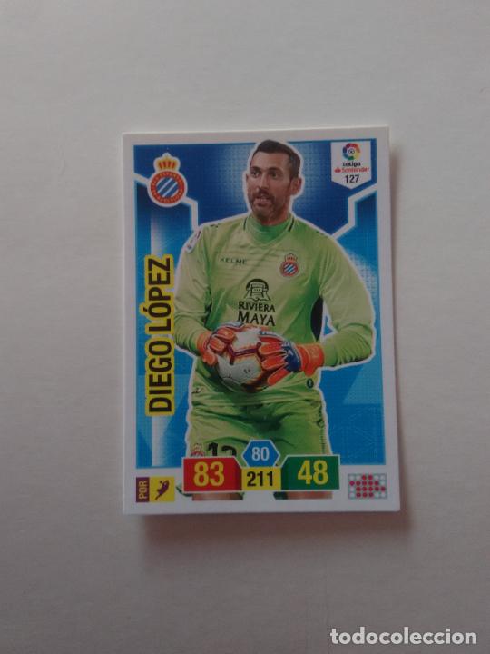 Collectionnisme sportif: 127 DIEGO L&Oacute;PEZ ESPANYOL ESPA&Ntilde;OL CROMO TARJETA ADRENALYN PANINI LIGA FUTBOL 2018-2019 18-19