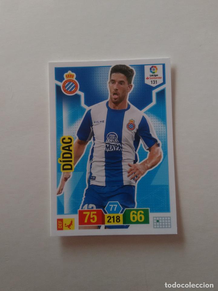 Collectionnisme sportif: 131 D&Iacute;DAC ESPANYOL ESPA&Ntilde;OL CROMO TARJETA ADRENALYN PANINI LIGA FUTBOL 2018-2019 18-19