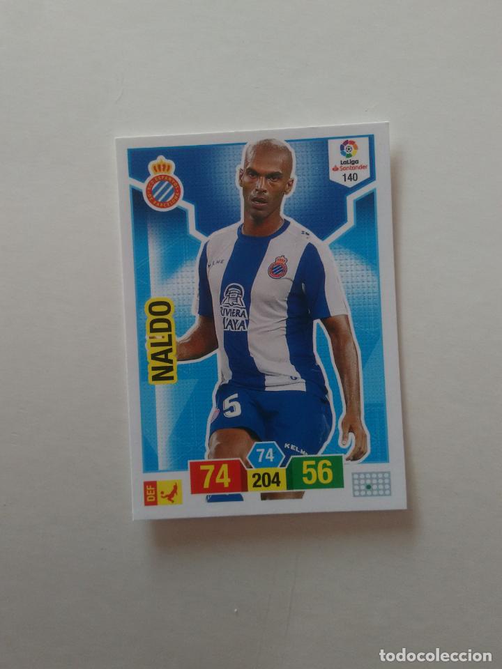 Collectionnisme sportif: 140 NALDO ESPANYOL ESPA&Ntilde;OL CROMO TARJETA ADRENALYN PANINI LIGA FUTBOL 2018-2019 18-19