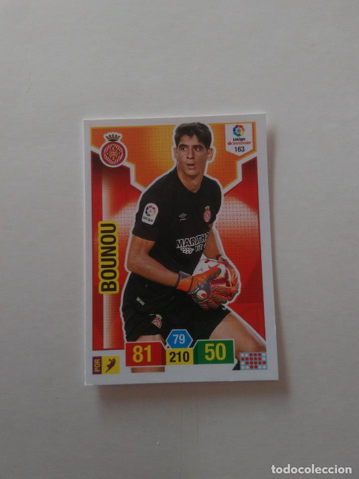 Collectionnisme sportif: 163 BOUNOU GIRONA CROMO TARJETA ADRENALYN PANINI LIGA FUTBOL 2018-2019 18-19