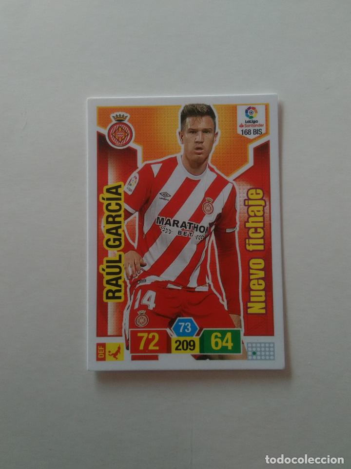 Collezionismo sportivo: 168 BIS RAUL GARCIA NUEVO FICHAJE GIRONA CROMO TARJETA ADRENALYN PANINI LIGA FUTBOL 2018-2019 18-19