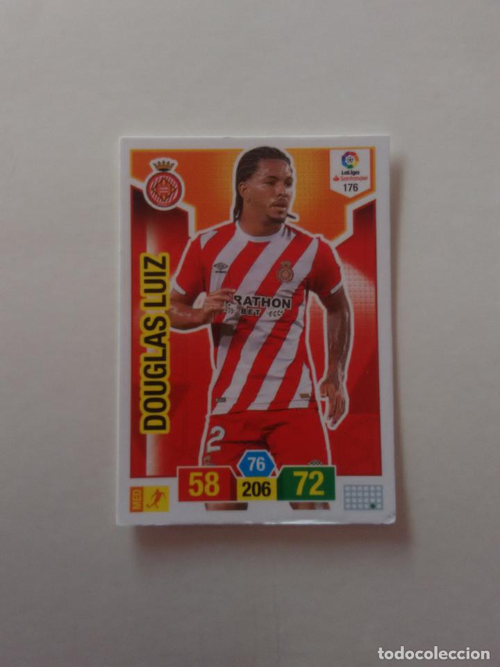 Collezionismo sportivo: 176 DOUGLAS LUIZ GIRONA CROMO TARJETA ADRENALYN PANINI LIGA FUTBOL 2018-2019 18-19