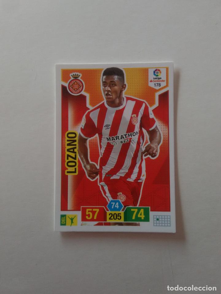 Collezionismo sportivo: 178 LOZANO GIRONA CROMO TARJETA ADRENALYN PANINI LIGA FUTBOL 2018-2019 18-19
