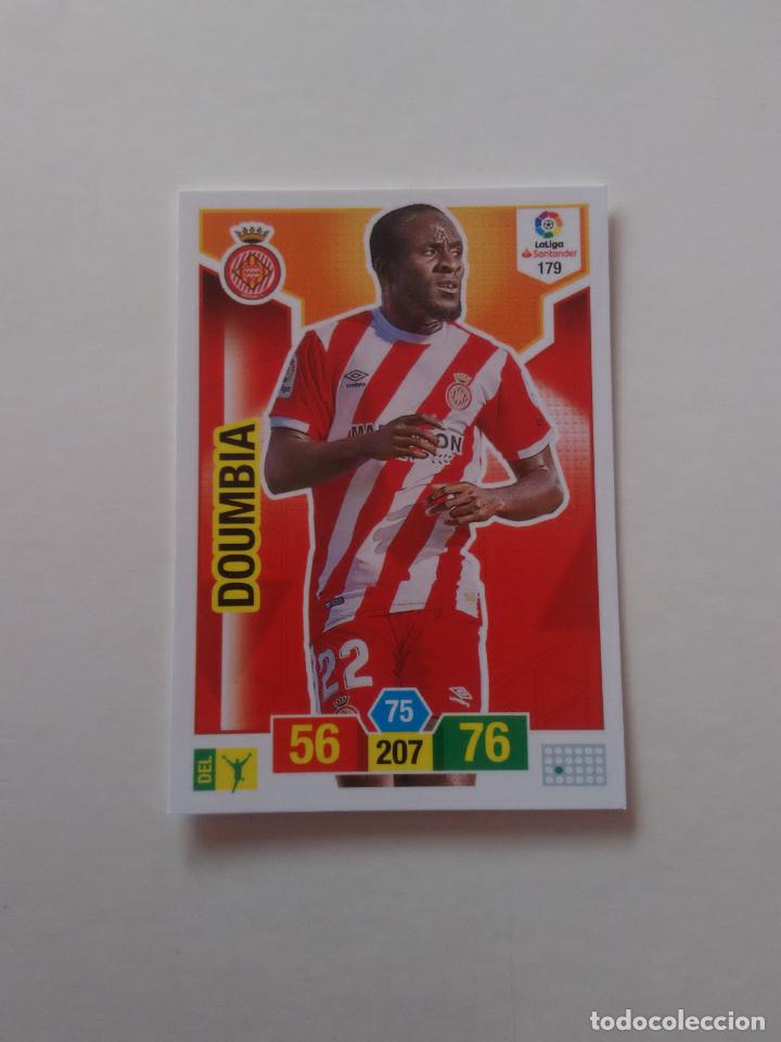 Collezionismo sportivo: 179 DOUMBIA GIRONA CROMO TARJETA ADRENALYN PANINI LIGA FUTBOL 2018-2019 18-19