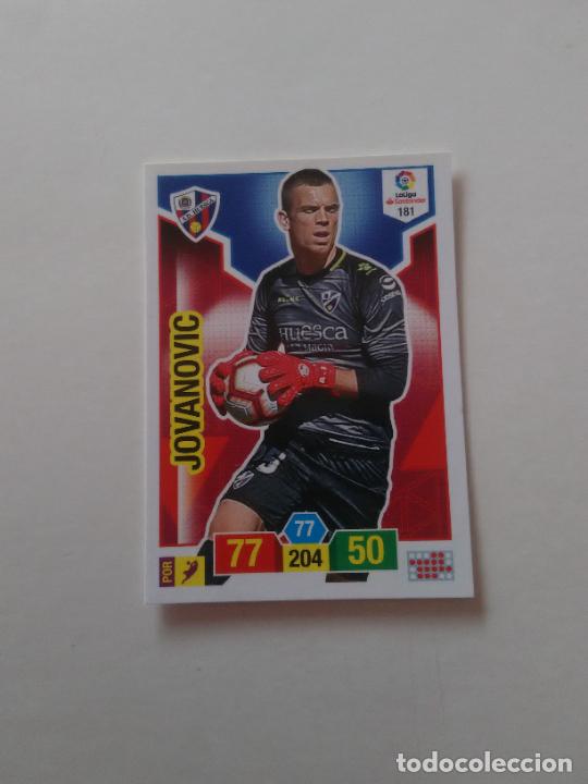 Collezionismo sportivo: 181 JOVANOVIC HUESCA CROMO TARJETA ADRENALYN PANINI LIGA FUTBOL 2018-2019 18-19