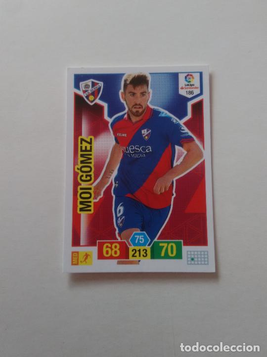 Collezionismo sportivo: 186 MOI G&Oacute;MEZ HUESCA CROMO TARJETA ADRENALYN PANINI LIGA FUTBOL 2018-2019 18-19