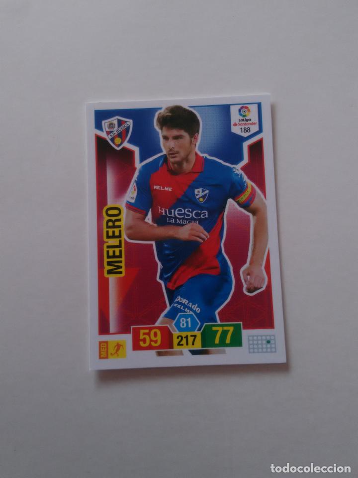 Collezionismo sportivo: 188 MELERO HUESCA CROMO TARJETA ADRENALYN PANINI LIGA FUTBOL 2018-2019 18-19