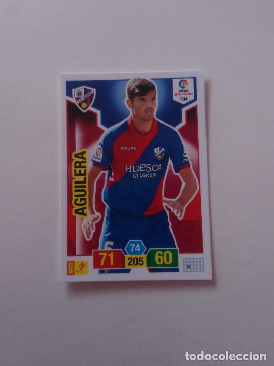 Collezionismo sportivo: 194 AGUILERA HUESCA CROMO TARJETA ADRENALYN PANINI LIGA FUTBOL 2018-2019 18-19