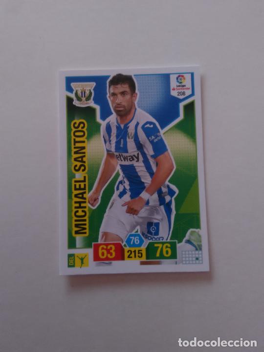 Collezionismo sportivo: 208 MICHAEL SANTOS LEGAN&Eacute;S CROMO TARJETA ADRENALYN PANINI LIGA FUTBOL 2018-2019 18-19