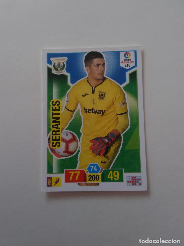 Collezionismo sportivo: 210 SERANTES LEGAN&Eacute;S CROMO TARJETA ADRENALYN PANINI LIGA FUTBOL 2018-2019 18-19