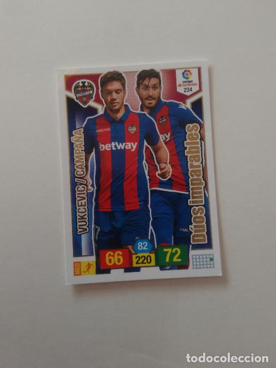Collectionnisme sportif: 234 VUKCEVIC CAMPA&Ntilde;A LEVANTE CROMO TARJETA ADRENALYN PANINI LIGA FUTBOL 2018-2019 18-19