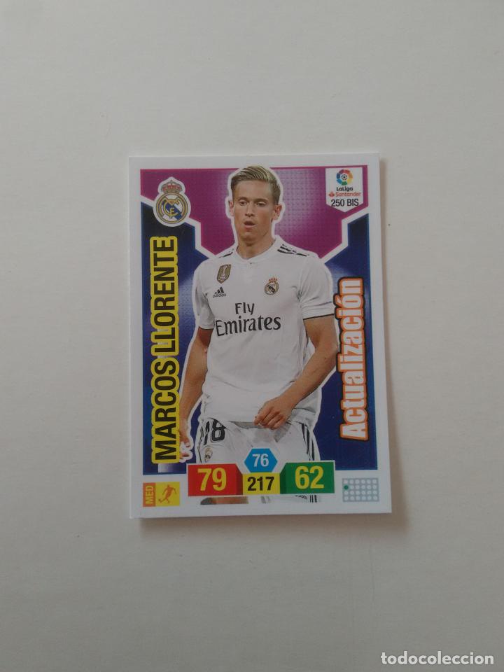 Collectionnisme sportif: 250 BIS MARCOS LLORENTE FICHAJE REAL MADRID CROMO ADRENALYN PANINI LIGA FUTBOL 2018-2019 18-19