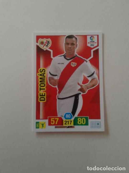 Collectionnisme sportif: 262 RAUL DE TOM&Aacute;S RAYO VALLECANO CROMO TARJETA ADRENALYN PANINI LIGA FUTBOL 2018-2019 18-19