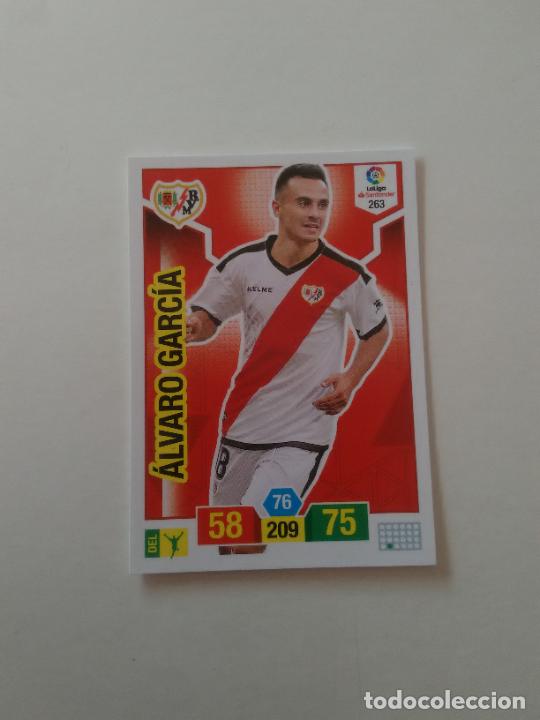 Collectionnisme sportif: 263 &Aacute;LVARO GARC&Iacute;A RAYO VALLECANO CROMO TARJETA ADRENALYN PANINI LIGA FUTBOL 2018-2019 18-19