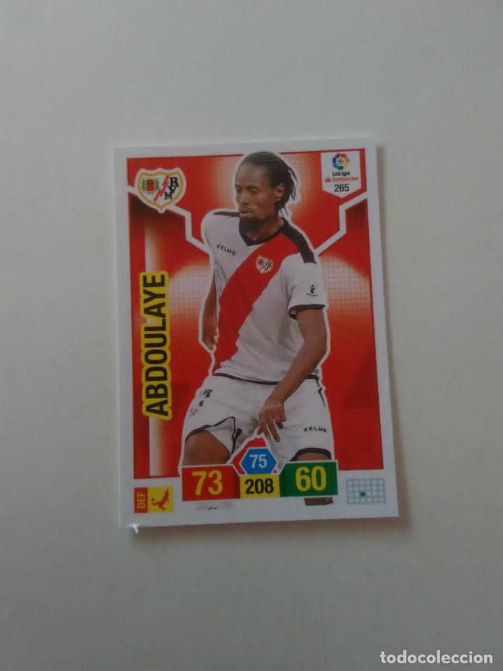 Collectionnisme sportif: 265 ABDOULAYE RAYO VALLECANO CROMO TARJETA ADRENALYN PANINI LIGA FUTBOL 2018-2019 18-19