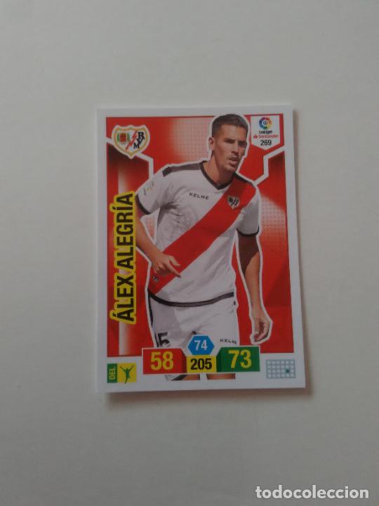 Collectionnisme sportif: 269 &Aacute;LEX ALEGR&Iacute;A RAYO VALLECANO CROMO TARJETA ADRENALYN PANINI LIGA FUTBOL 2018-2019 18-19