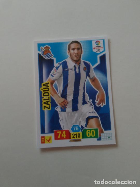 Collectionnisme sportif: 272 ZALD&Uacute;A REAL SOCIEDAD CROMO TARJETA ADRENALYN PANINI LIGA FUTBOL 2018-2019 18-19