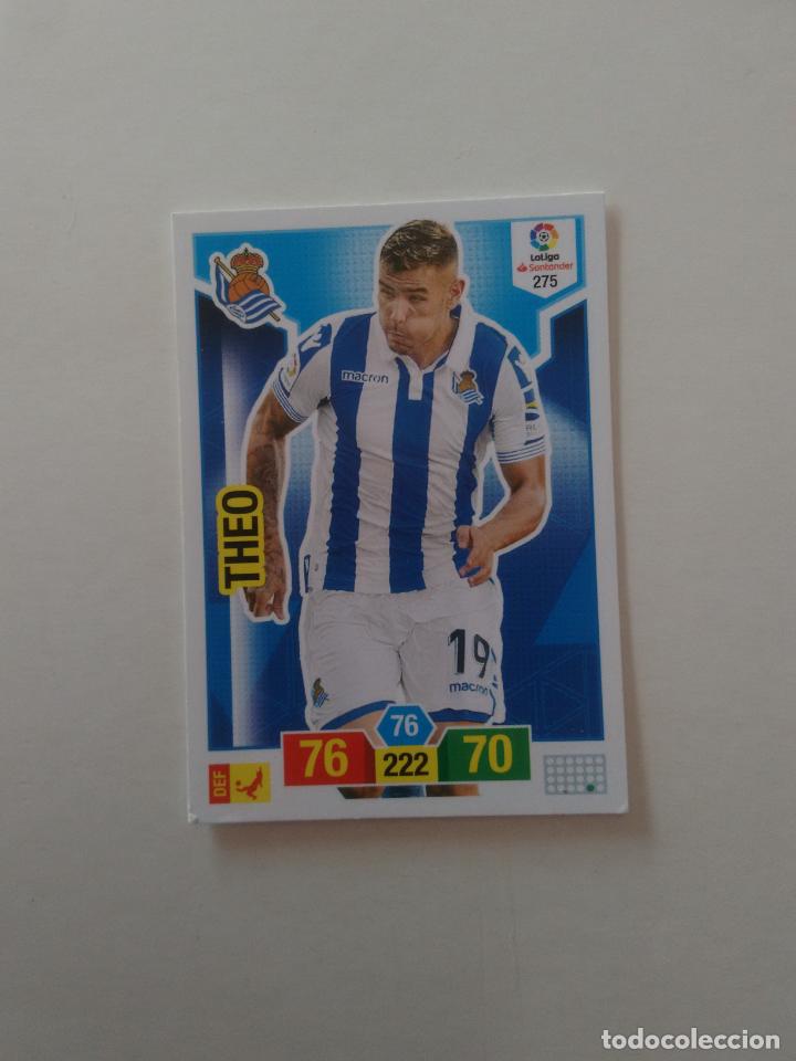 Collectionnisme sportif: 275 THEO REAL SOCIEDAD CROMO TARJETA ADRENALYN PANINI LIGA FUTBOL 2018-2019 18-19