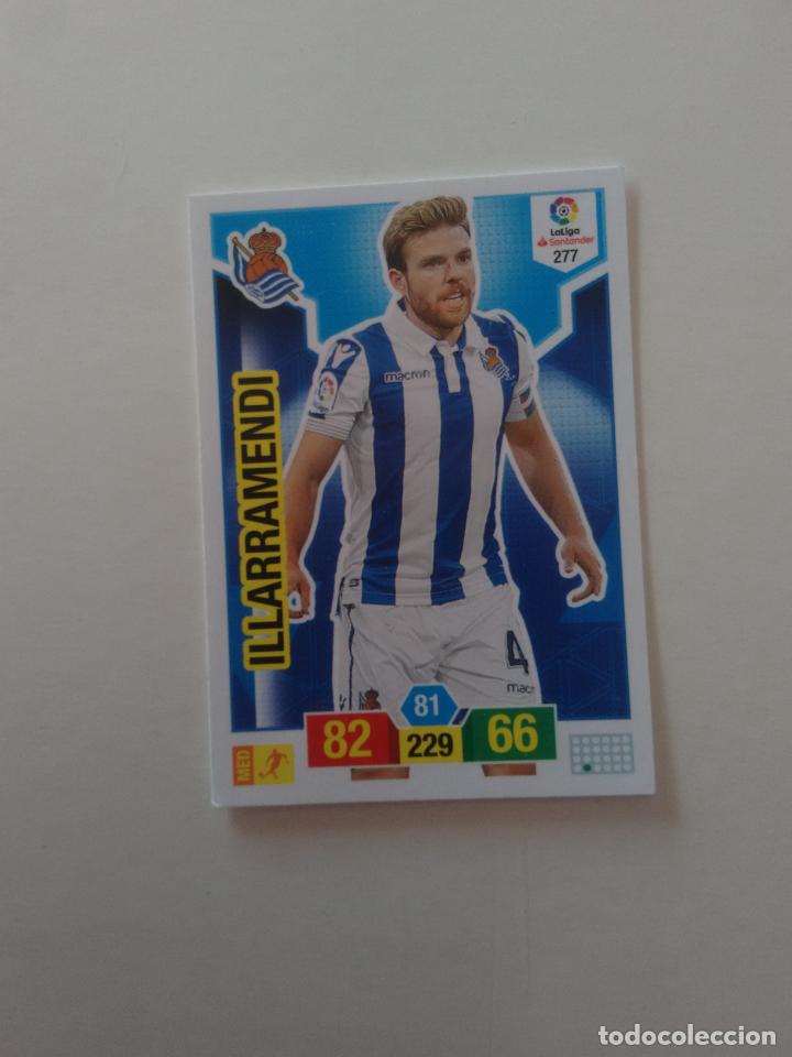 Collectionnisme sportif: 277 ILLARRAMENDI REAL SOCIEDAD CROMO TARJETA ADRENALYN PANINI LIGA FUTBOL 2018-2019 18-19