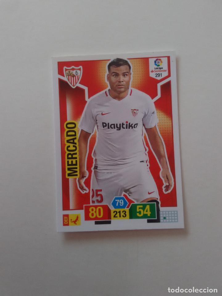 Collectionnisme sportif: 291 MERCADO SEVILLA CROMO TARJETA ADRENALYN PANINI LIGA FUTBOL 2018-2019 18-19