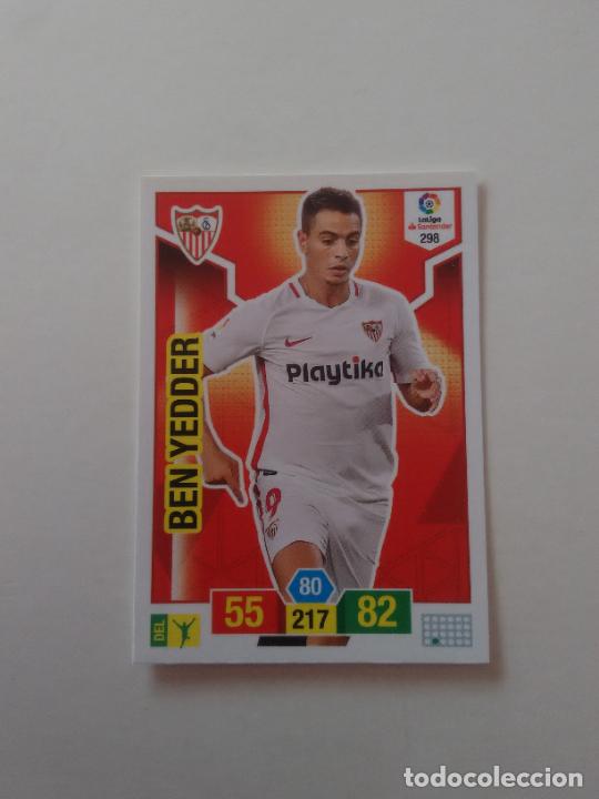 Collectionnisme sportif: 298 BEN YEDDER SEVILLA CROMO TARJETA ADRENALYN PANINI LIGA FUTBOL 2018-2019 18-19